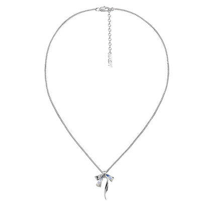 Baroque Pearl Bow Necklace