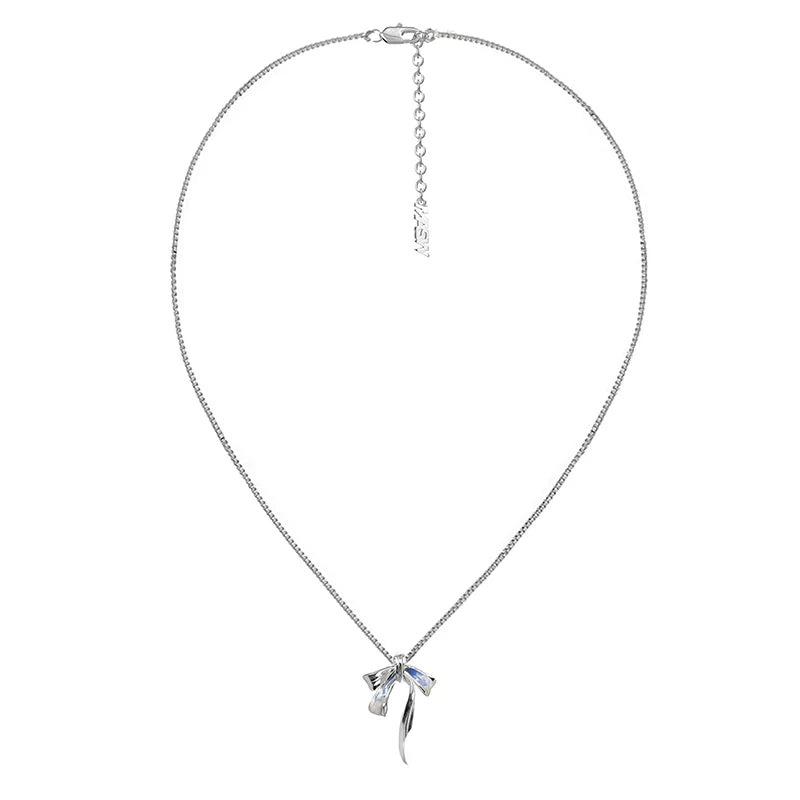 Baroque Pearl Bow Necklace