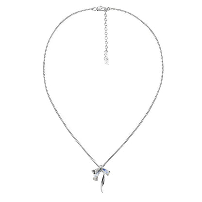 Baroque Pearl Bow Necklace