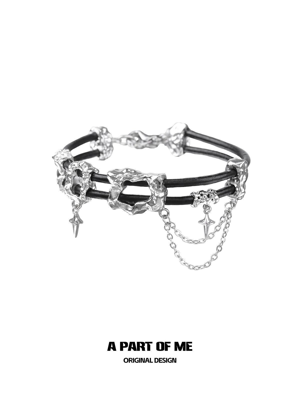 Dark Matter Leather Bracelet