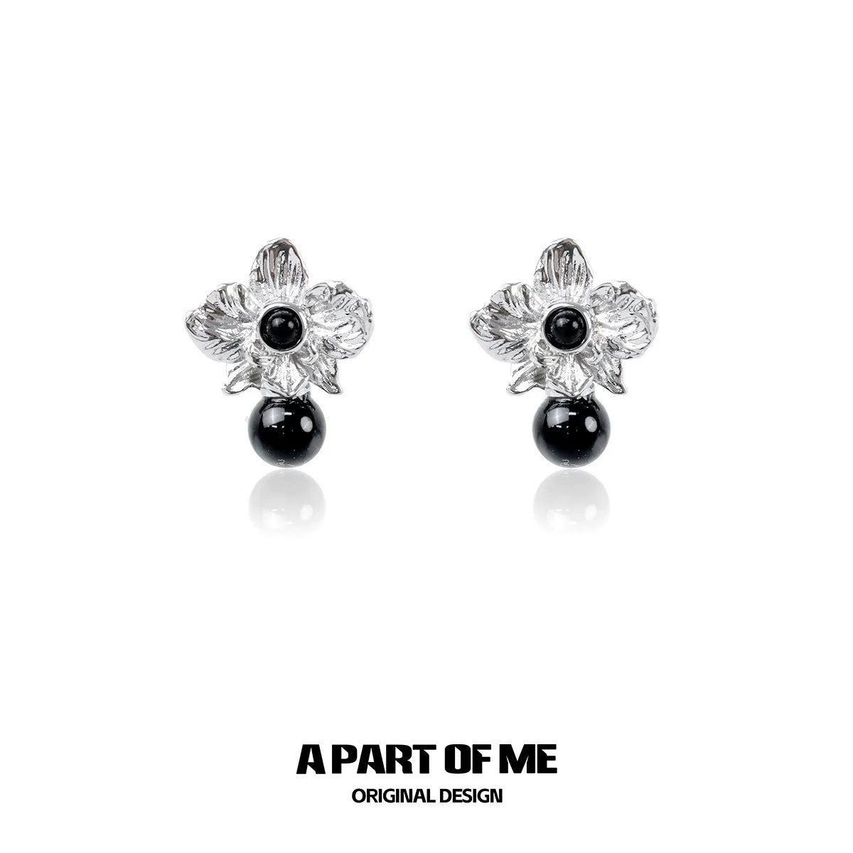 Elegant Thorned Flower Earrings