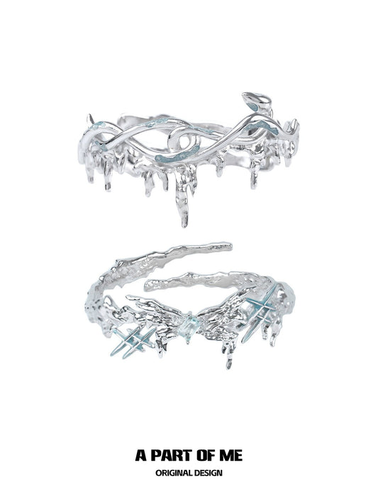 Butterfly & Ice Snake Bracelet