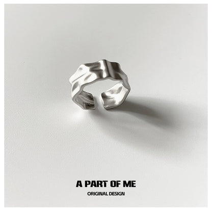 Orchid Texture Punk Ring
