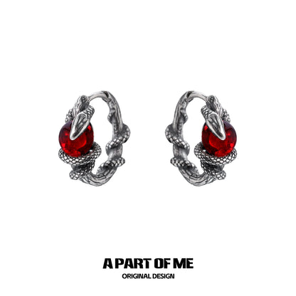 Slytherin Venom Snake Earrings