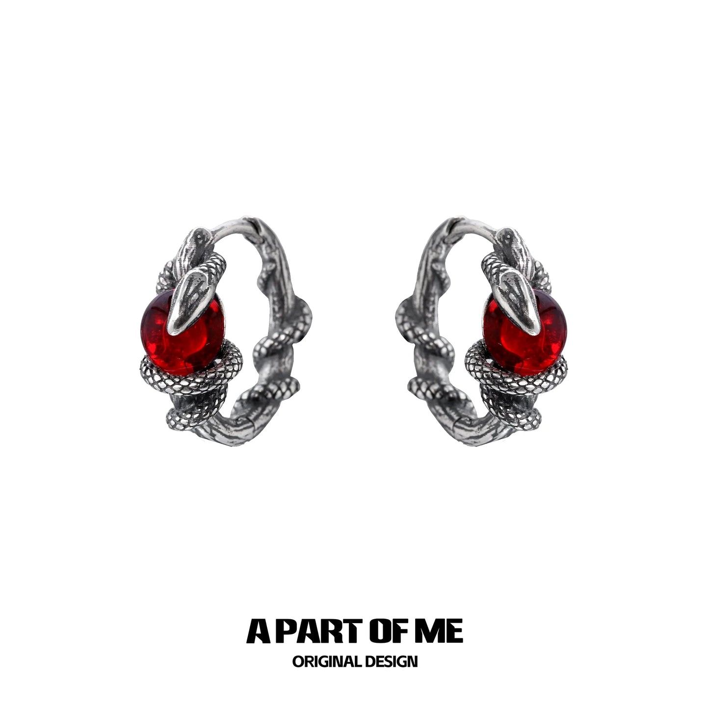 Slytherin Venom Snake Earrings