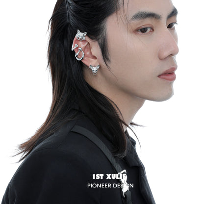 Y2K Cat Secret World Ear Cuff