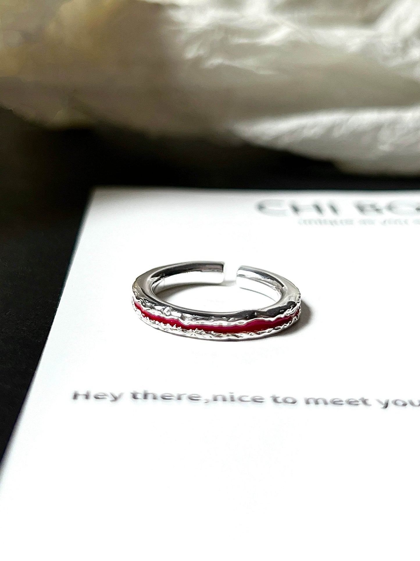 "Blood Fetters" Minimalism Ring