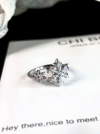 "Poem of Deep Snow" Ring