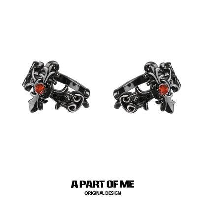 Dark Glory Y2K Cross Ear Cuff