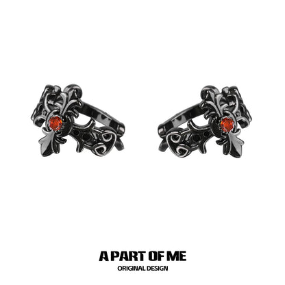 Dark Glory Y2K Cross Ear Cuff