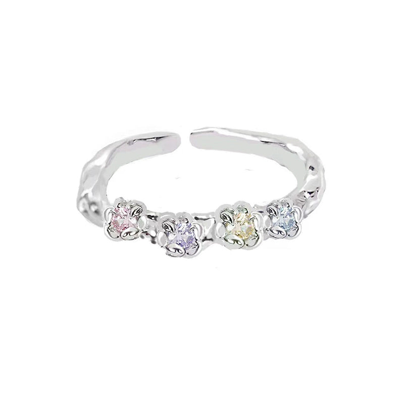 Secret Garden Zircon Ring