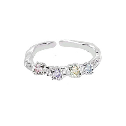 Secret Garden Zircon Ring