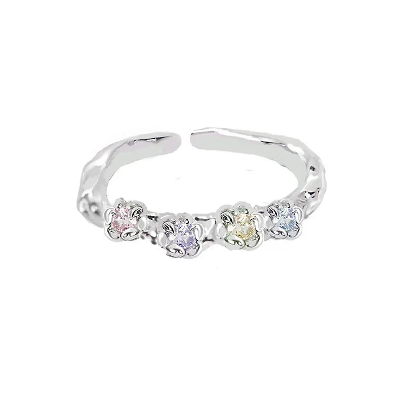 Secret Garden Zircon Ring