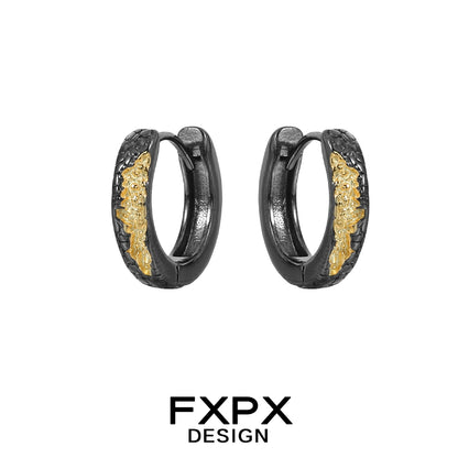 Y2K Midnight Ember Vintage Earrings