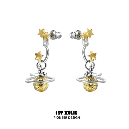 Y2K Solitary Soul Star Earrings