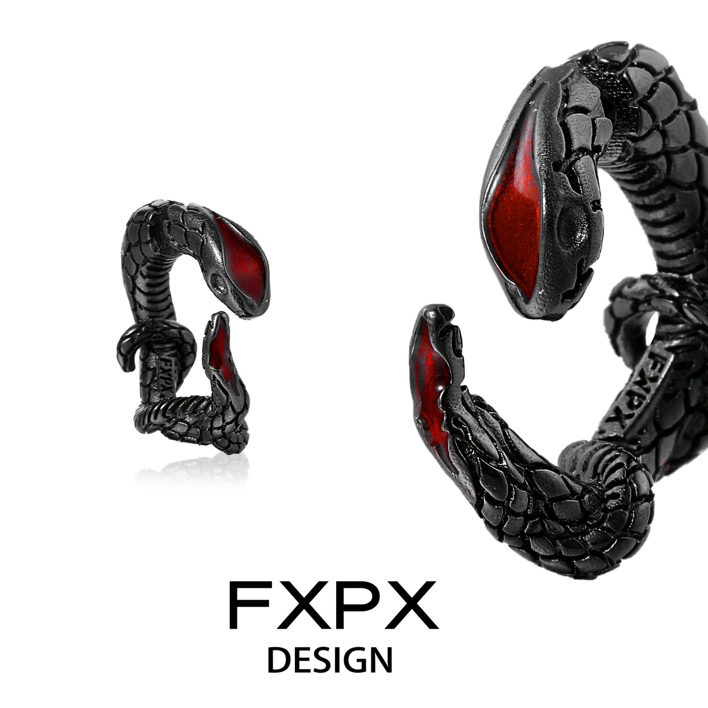 Evil Viper Wrap Earrings