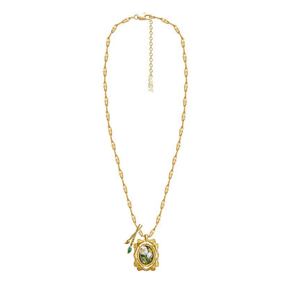 Oil Painting Love Necklace
