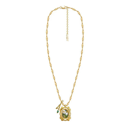 Oil Painting Love Necklace