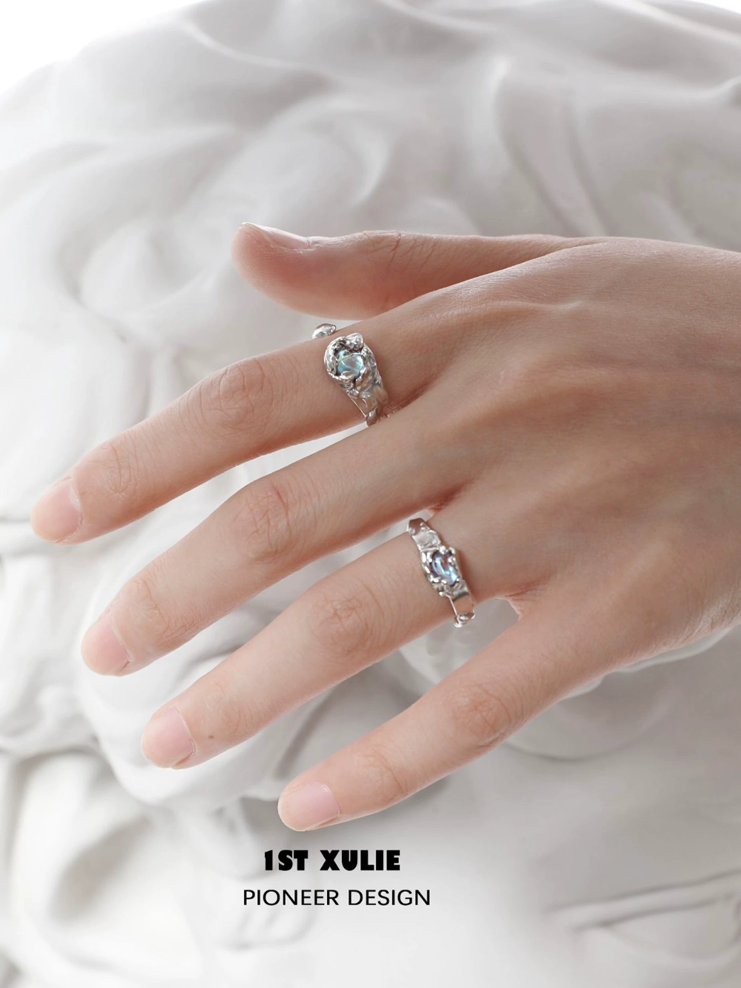 Insomnia Dream Moonstone Silver Ring