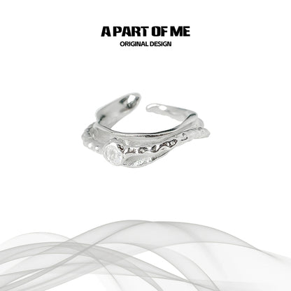 Eternal Star River Ring by A PART OF ME featuring a unique design with sparkling accents