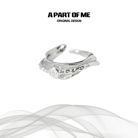 Eternal Star River Ring by A PART OF ME featuring a unique design with sparkling accents