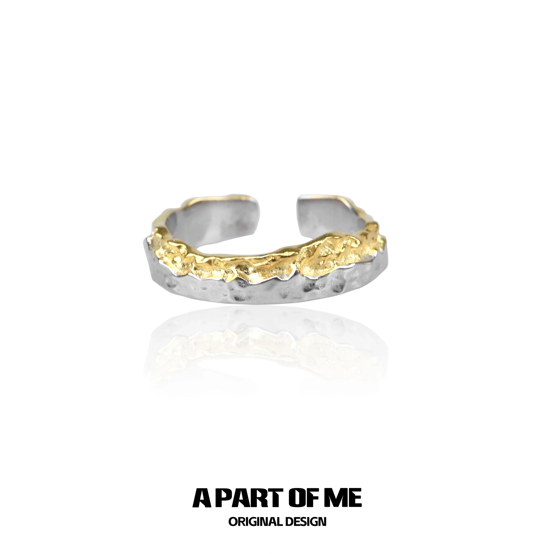 Unique gold couple rings with a textured design, perfect for expressing love and connection