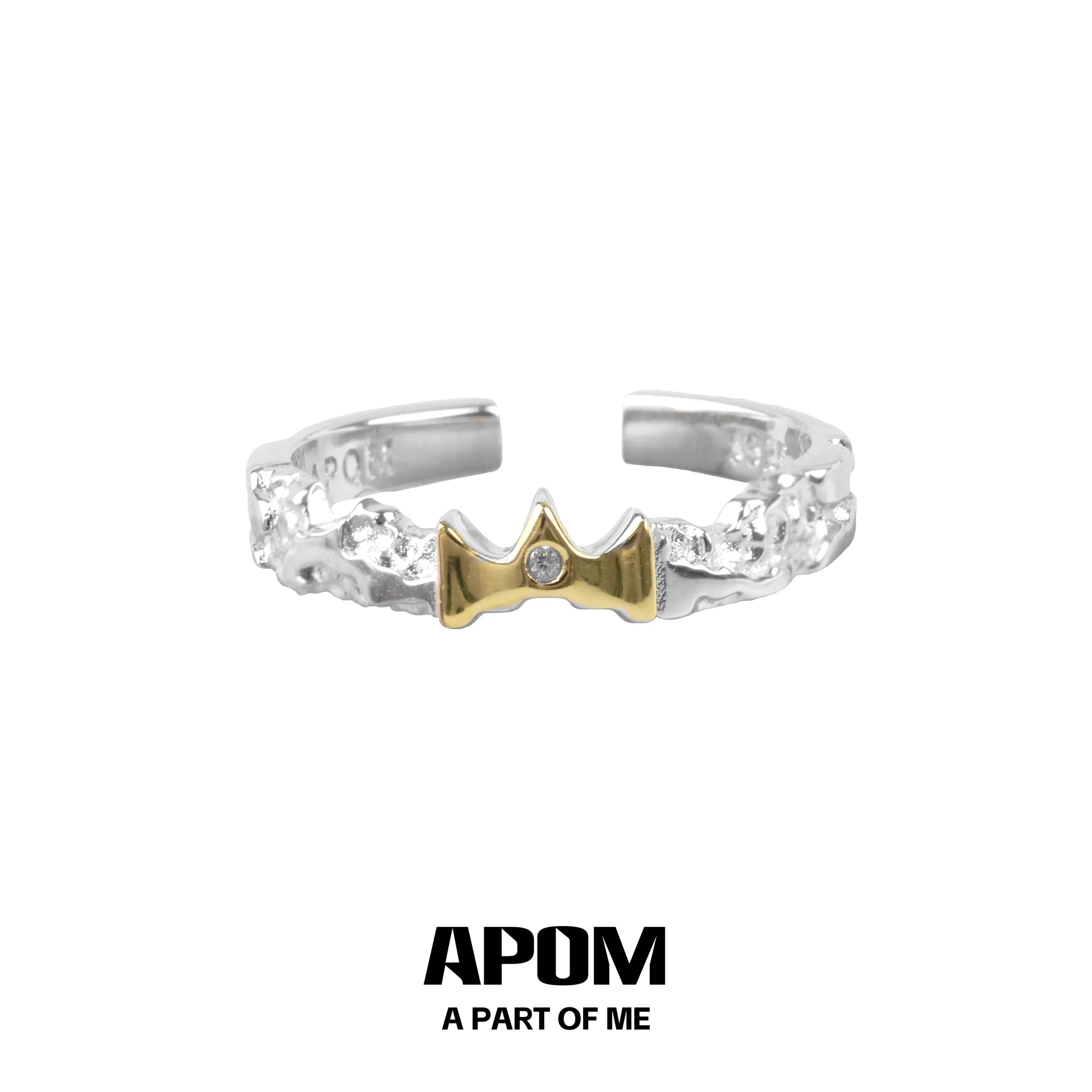 Eternal Knight Princess ring featuring a unique design with a gold accent and a sparkling gem
