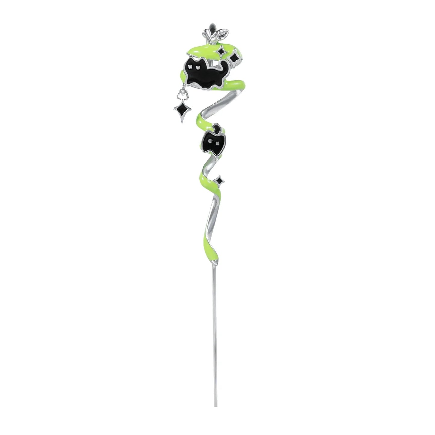 Apple Cat Dog Ear Piercing Jewelry featuring a playful design with vibrant colors and unique detailing