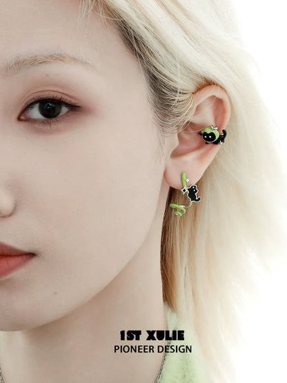 Cute apple ear cuffs for pets featuring playful designs, ideal for stylish pet lovers