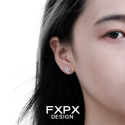 FXPX couple earrings for gothic style featuring unique design and elegant finishing