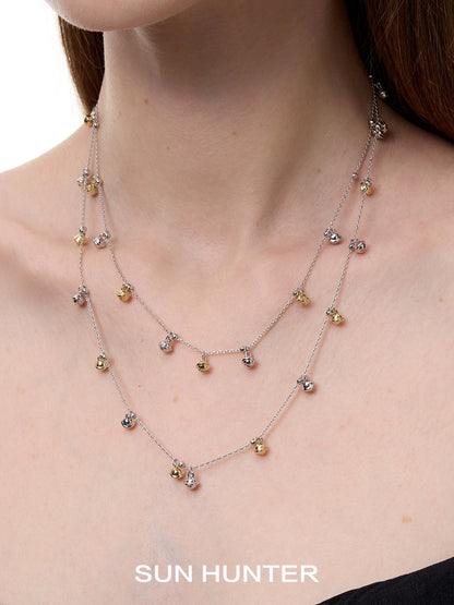 Sun Hunter Jewelry Golden Bell Pendant Necklace for Women from Gothhalo Jewelry with delicate chains and charming bells