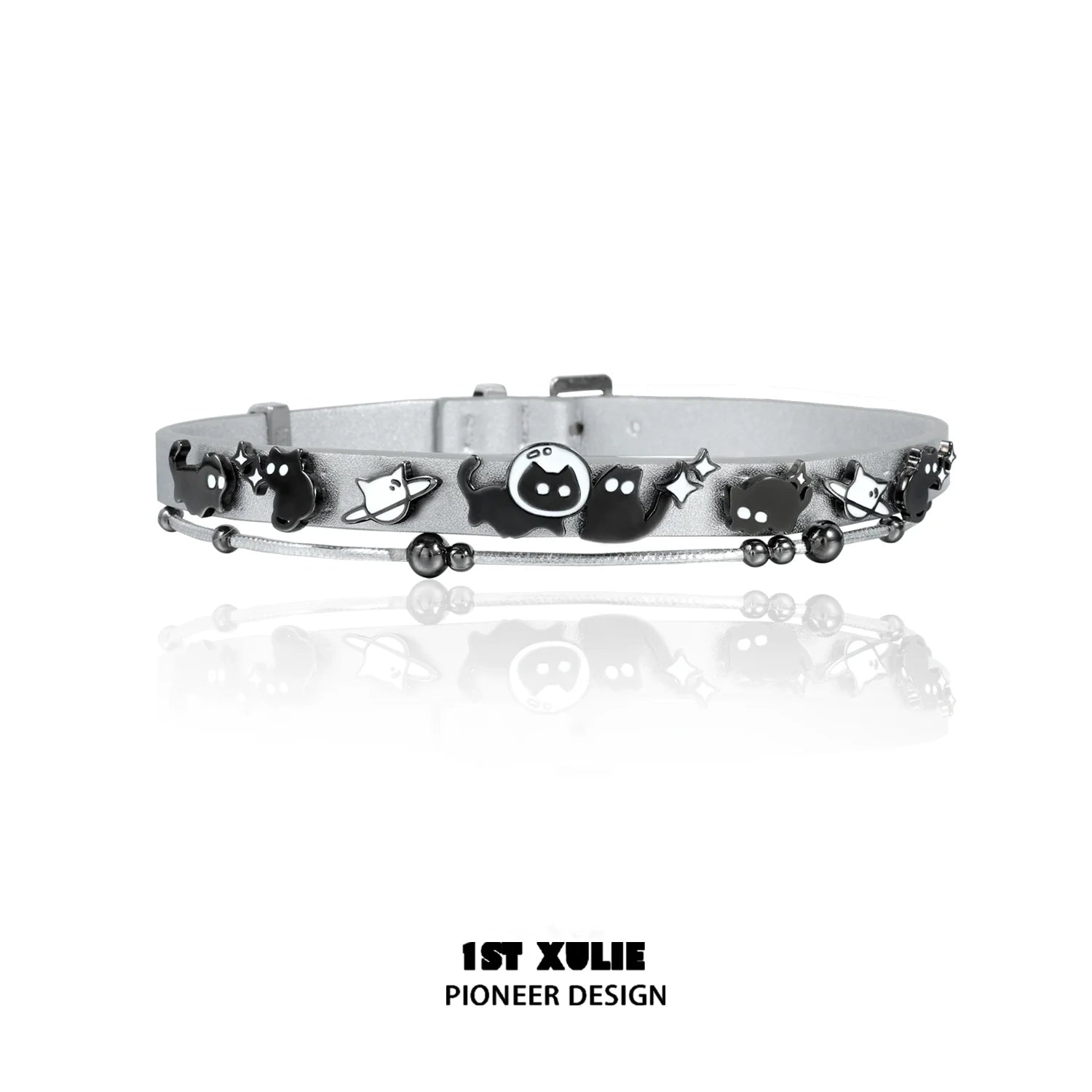 Charming owl leather necklace with playful designs for a trendy accessory