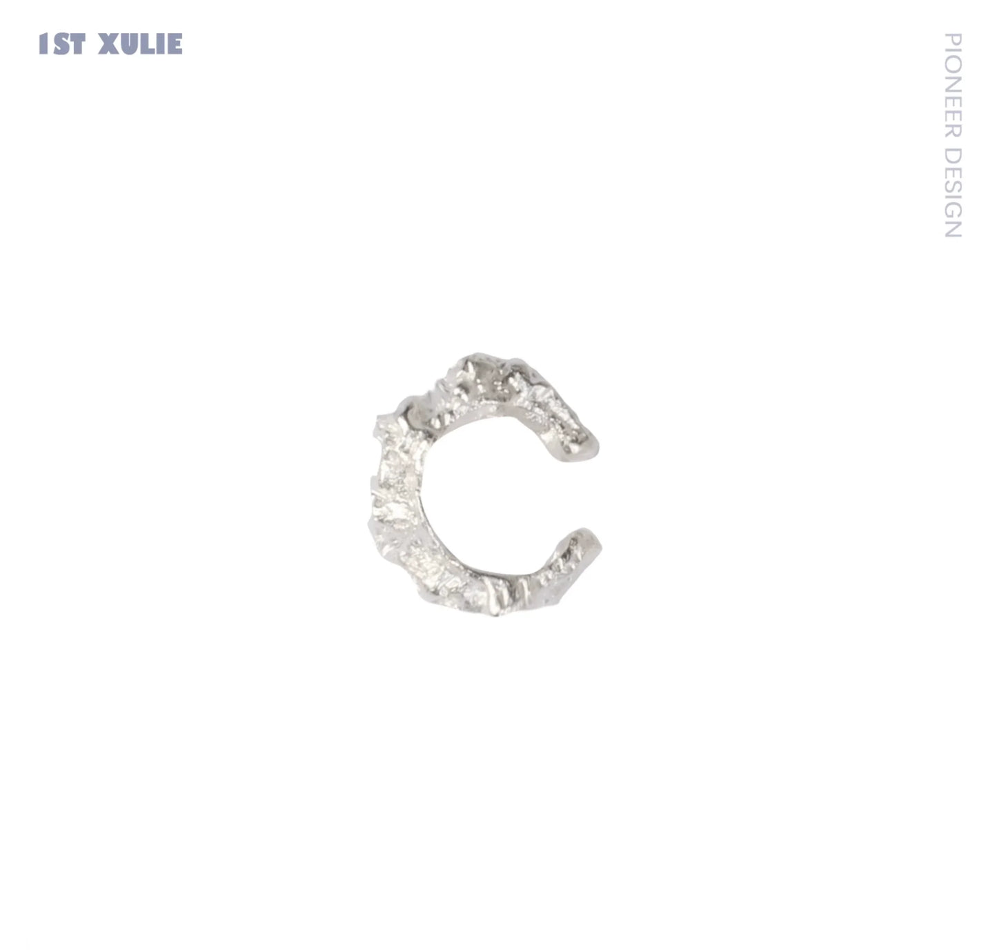 Frosted ear cuff by 1STXULIE featuring a textured finish for a unique look