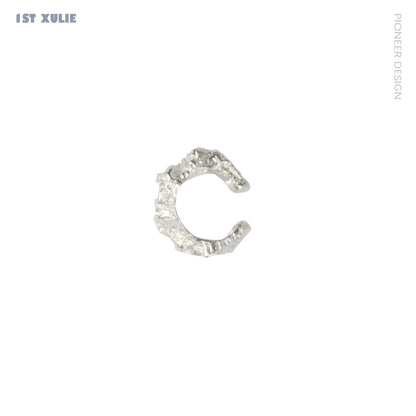 Frosted ear cuff by 1ST XULIE showcasing a unique textured design for trendy ear accessories