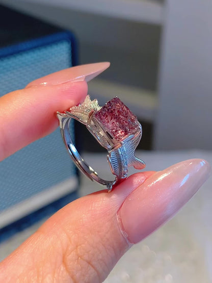 Super Seven Quartz Love Ring